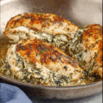 Spinach Artichoke Stuffed Chicken
