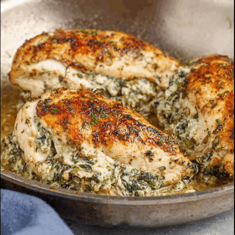 Spinach Artichoke Stuffed Chicken