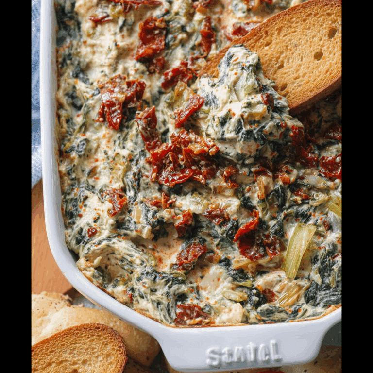 Spinach Sun-Dried Tomato Dip