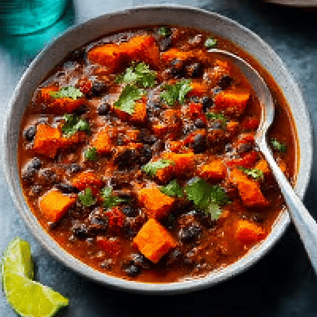 Sweet Potato & Black Bean Chili