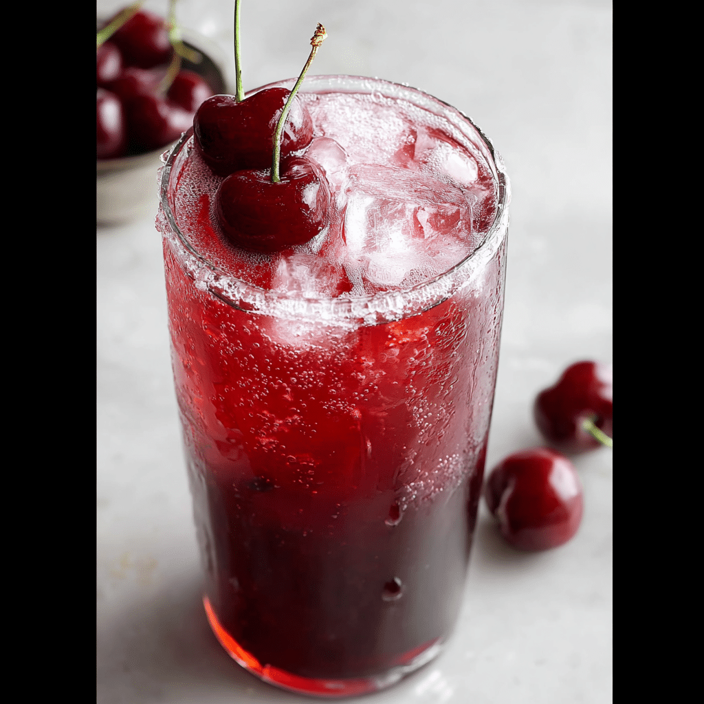 Tart Cherry Sleepytime Mocktail