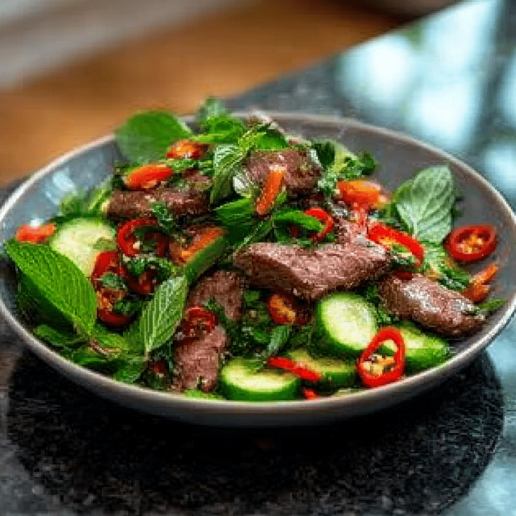Thai Beef Salad with Fresh Herbs