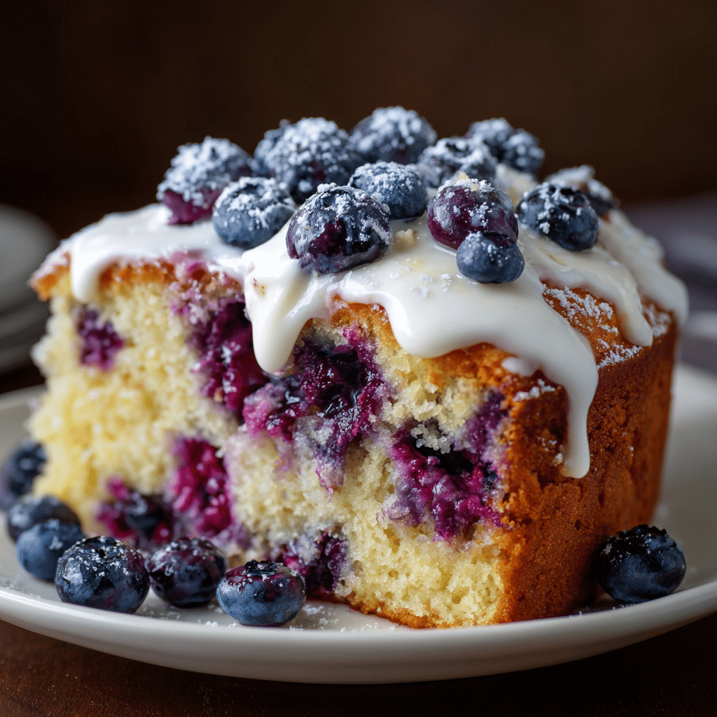 Blueberry Yogurt Morning Cake