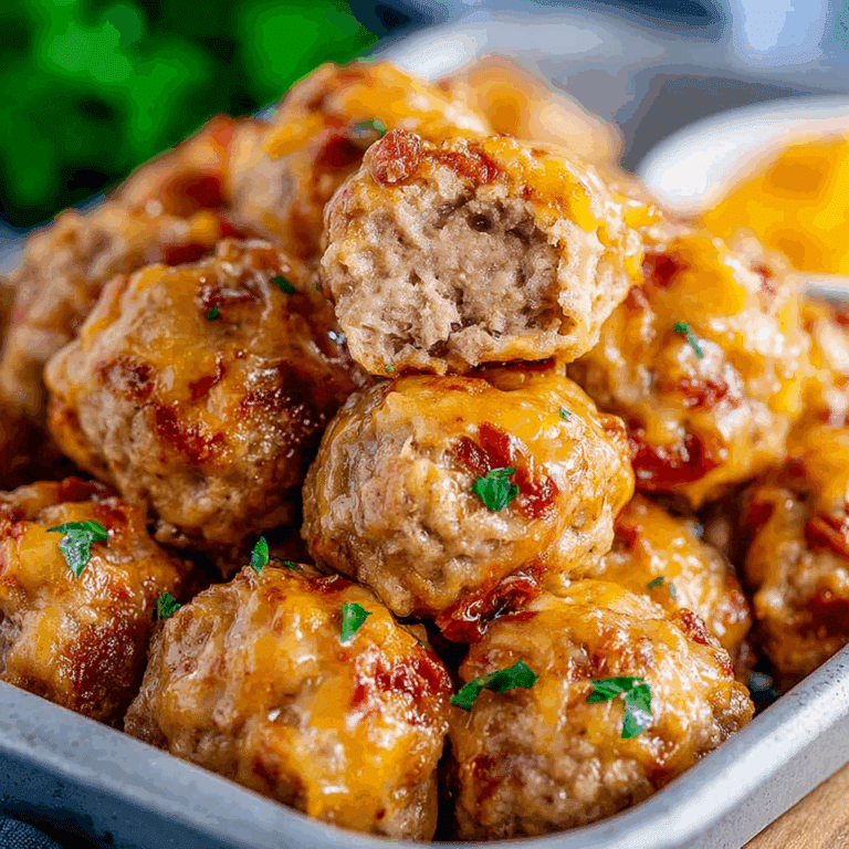 Cheesy Sausage Bites