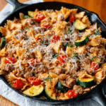Chicken Sausage Pasta Skillet