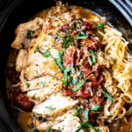Crockpot Tuscan Chicken