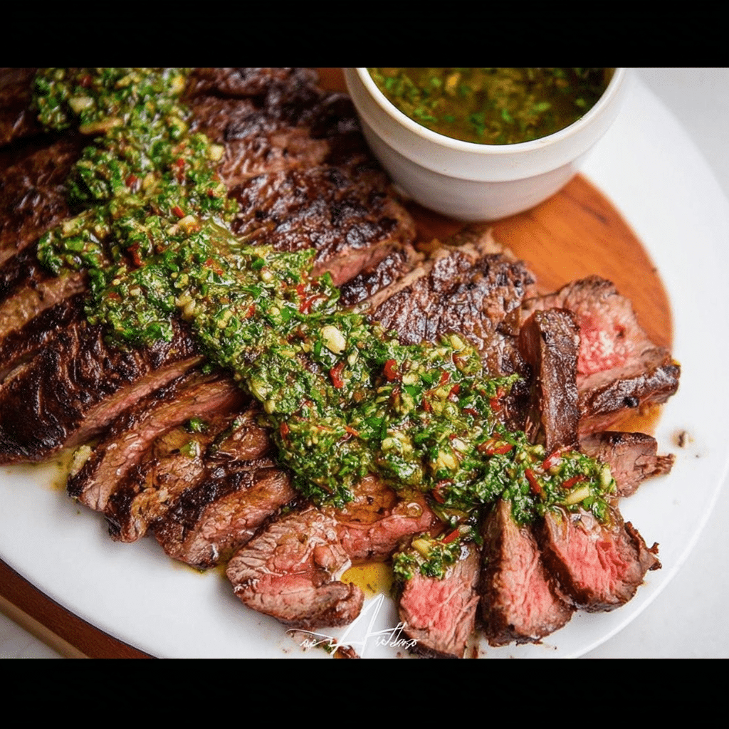 Flank Steak with Chimichurri