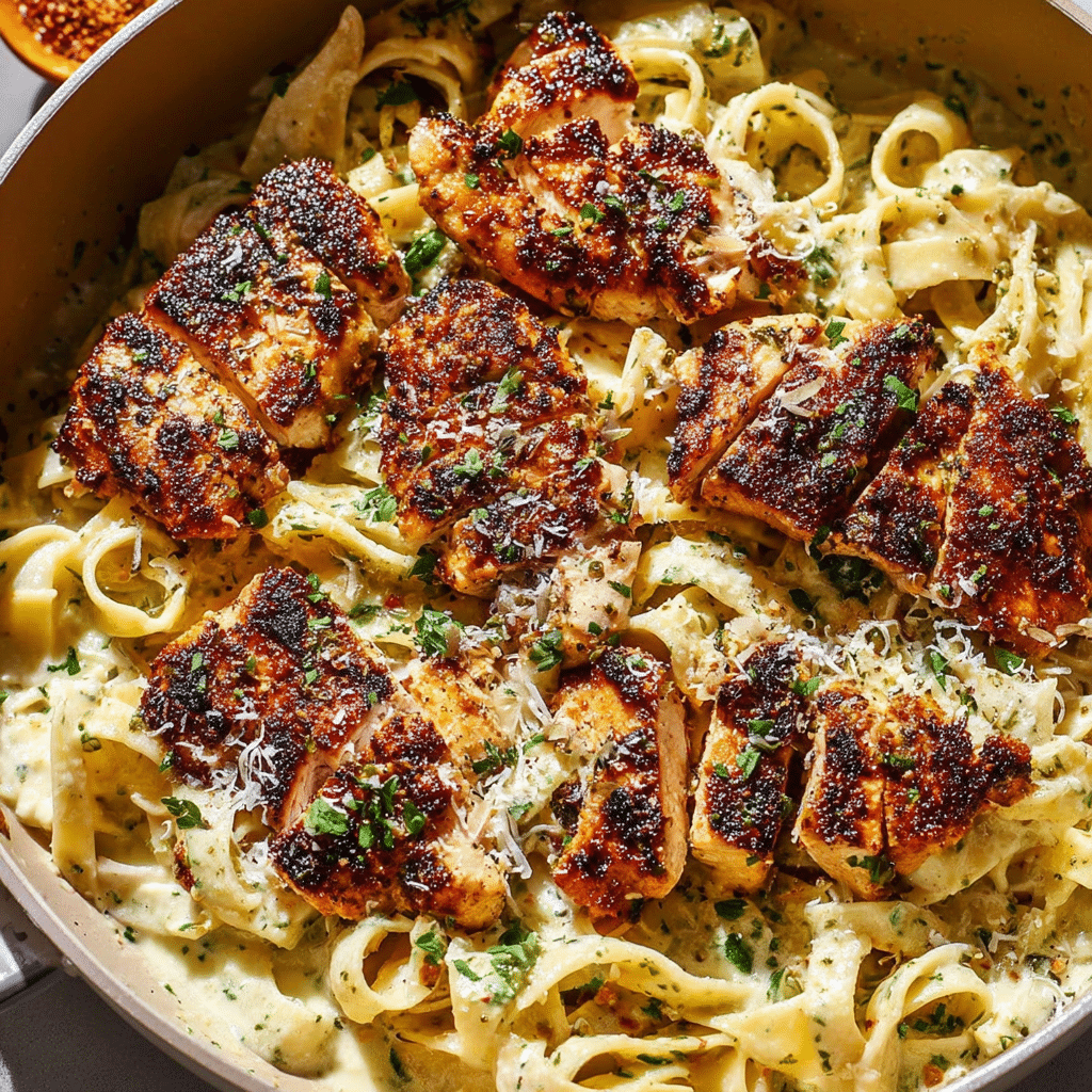 Garlic Herb Chicken Pasta