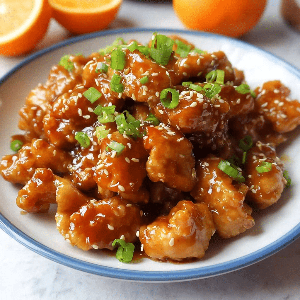 Homemade Chinese Orange Chicken