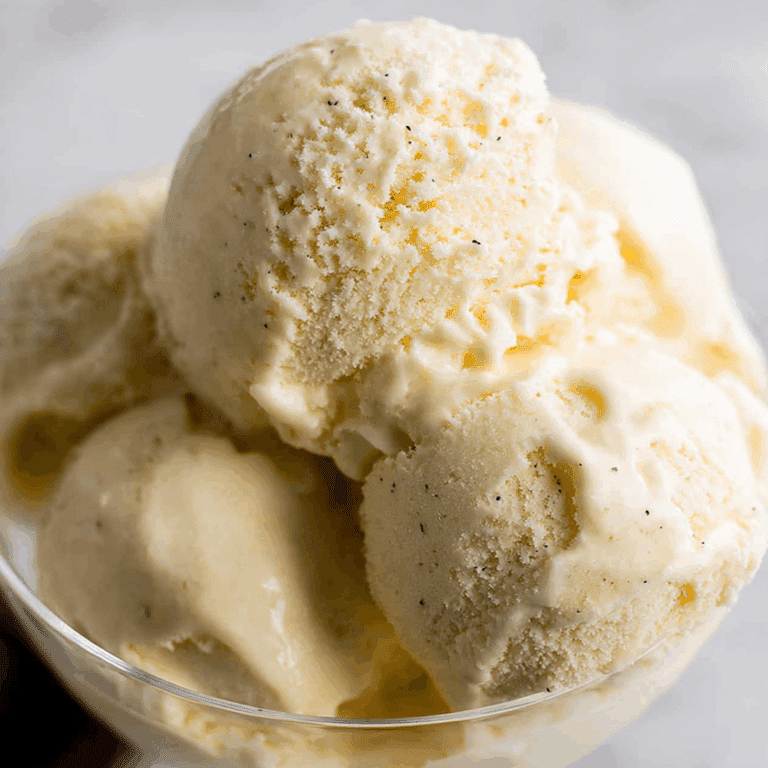 Homemade Vanilla Ice Cream