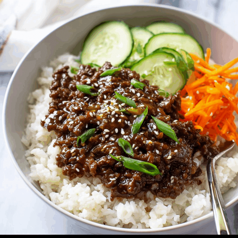 Korean Beef and Rice Bowl
