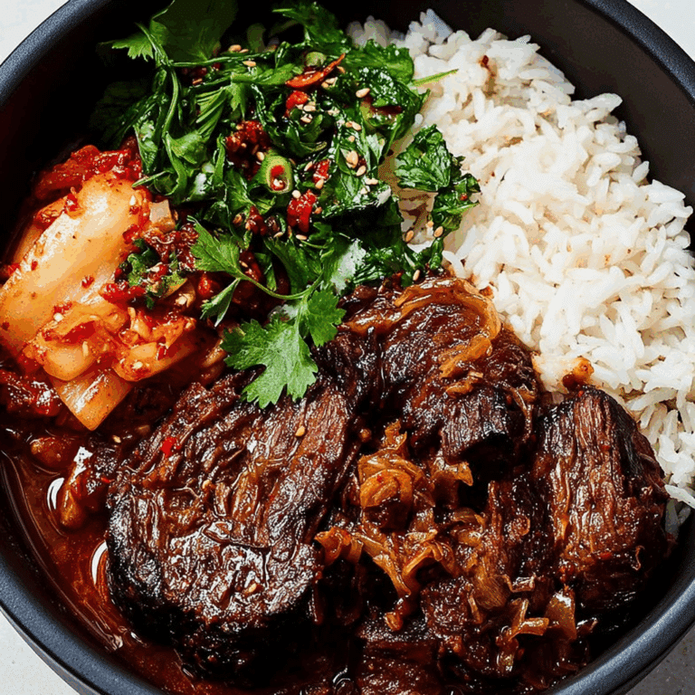 Korean Style Pot Roast