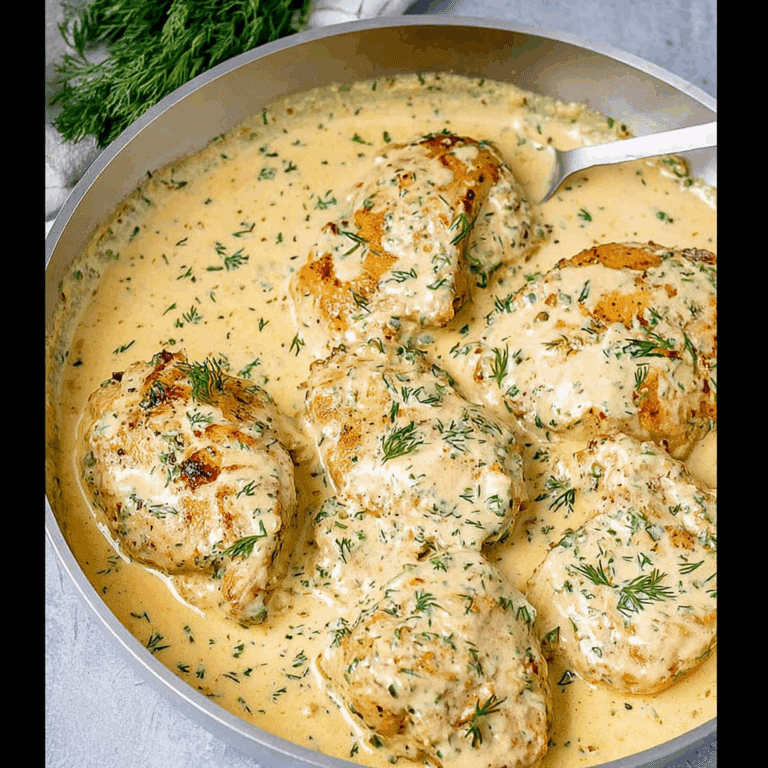 Lemon Dill Chicken with Creamy Sauce