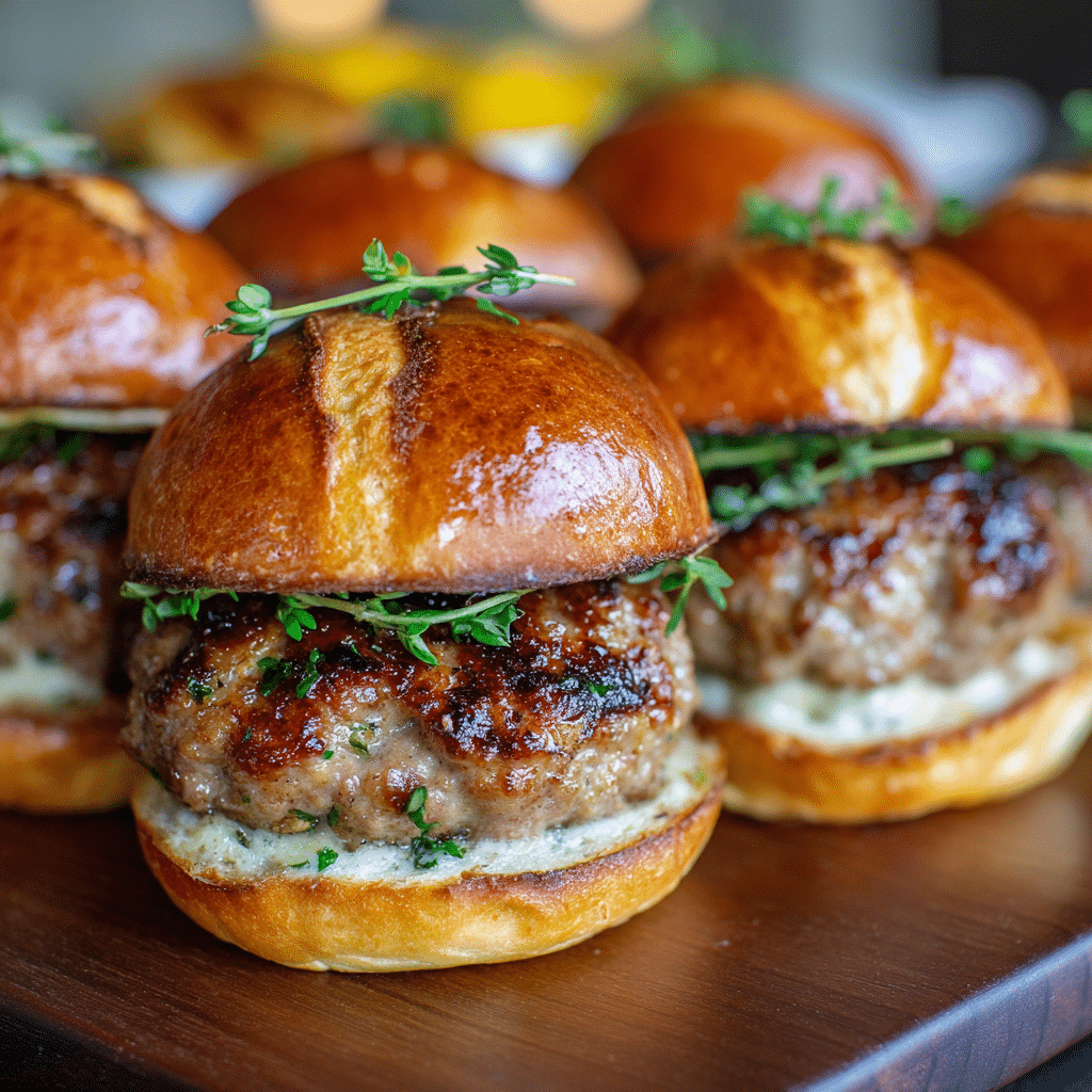 Maple Sausage Sliders