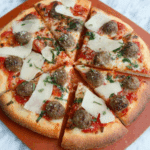Meatball Pizza