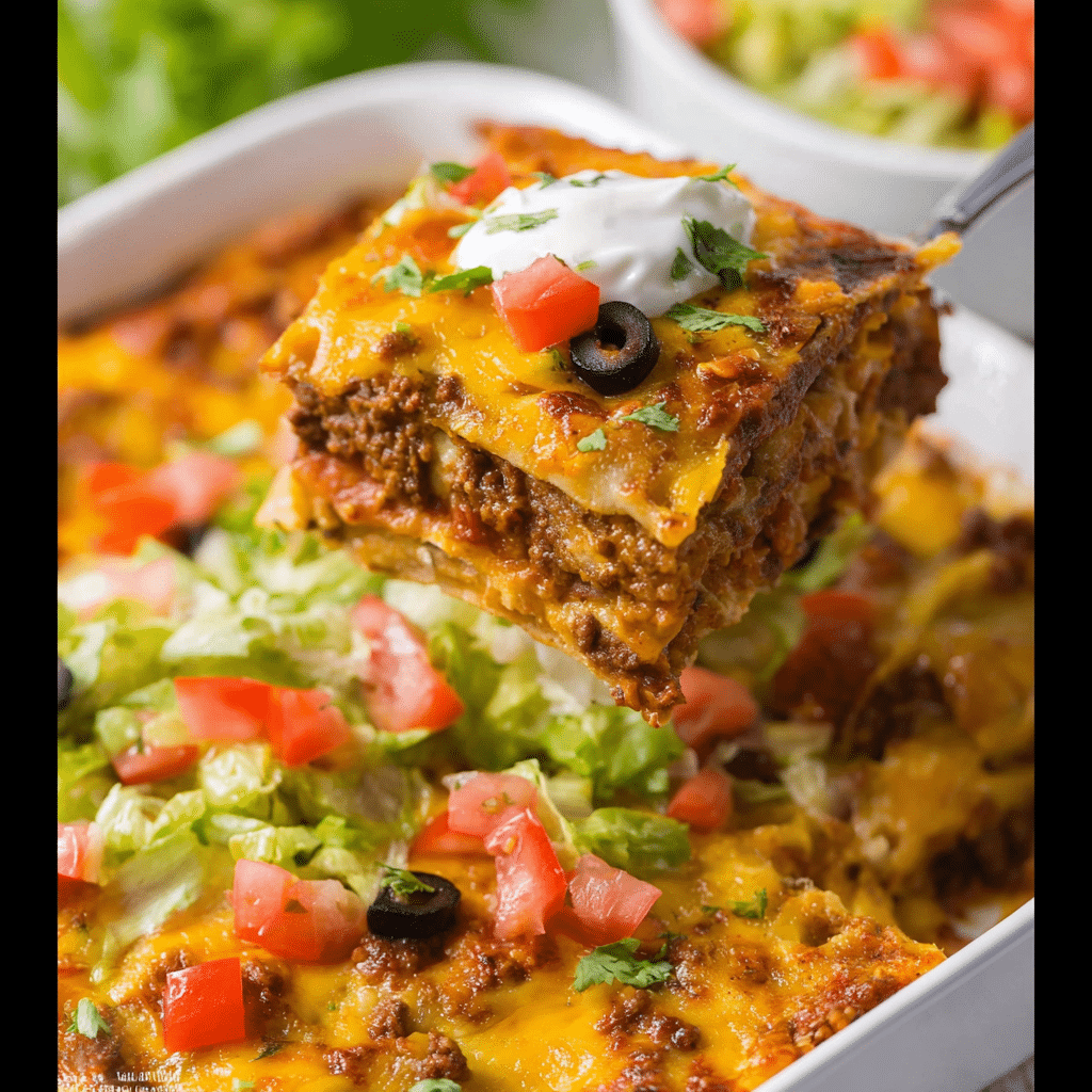 Mexican Taco Casserole Bake