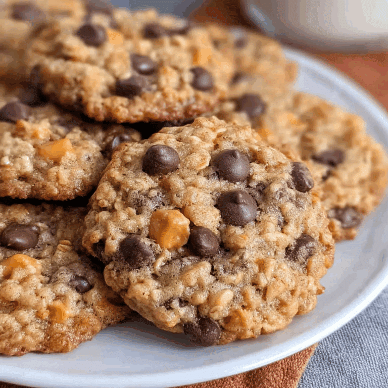 Oatmeal Butterscotch Chocolate Chip Cookies