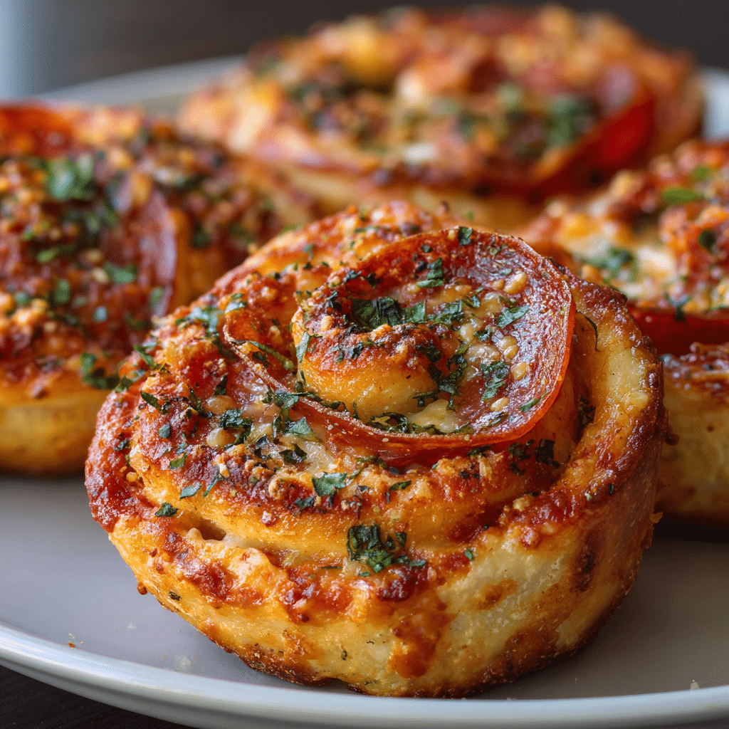 Pepperoni Pizza Scrolls