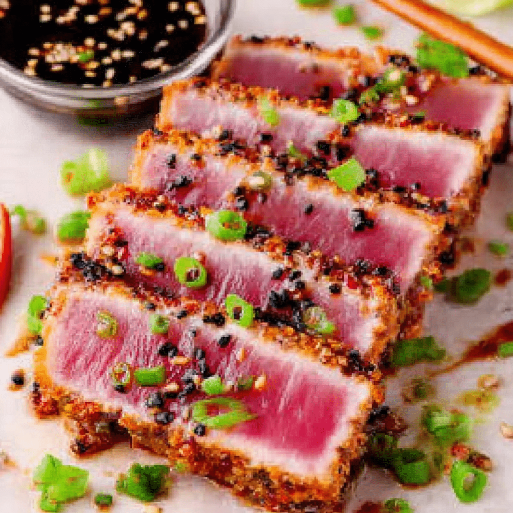 Seared Ahi Tuna Steaks