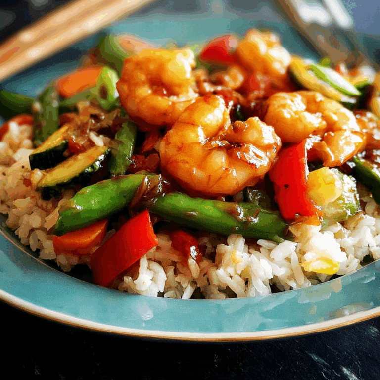 Shrimp Rice Vegetables