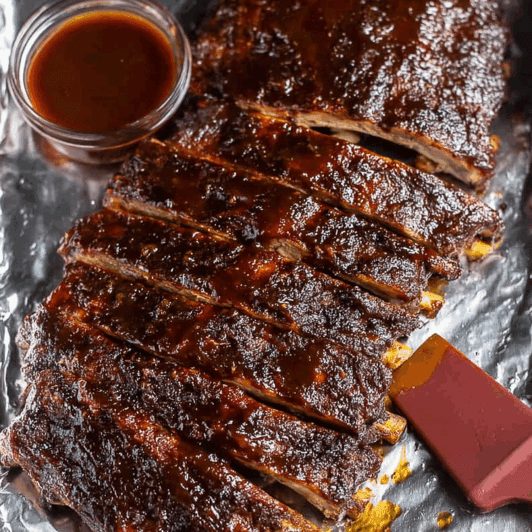 Barbecue Ribs with Homemade BBQ Sauce