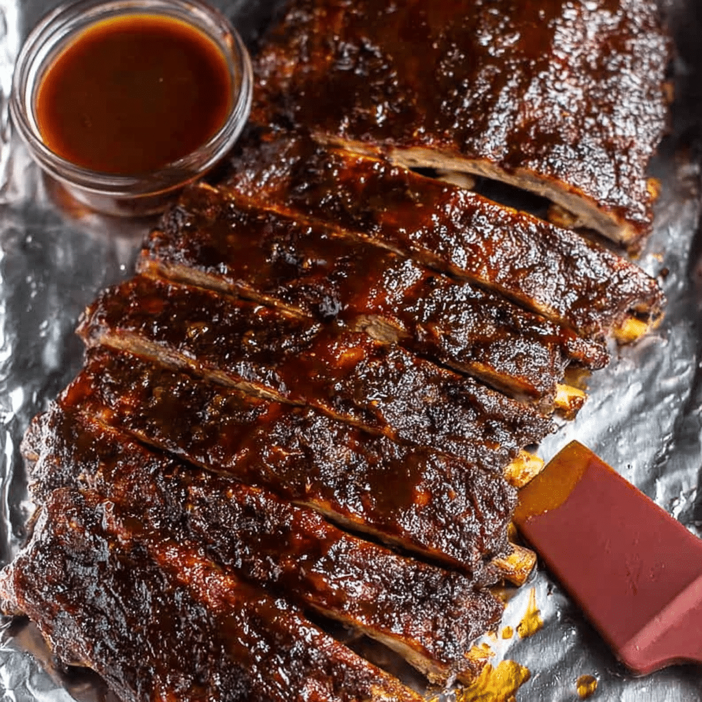 Barbecue Ribs with Homemade BBQ Sauce