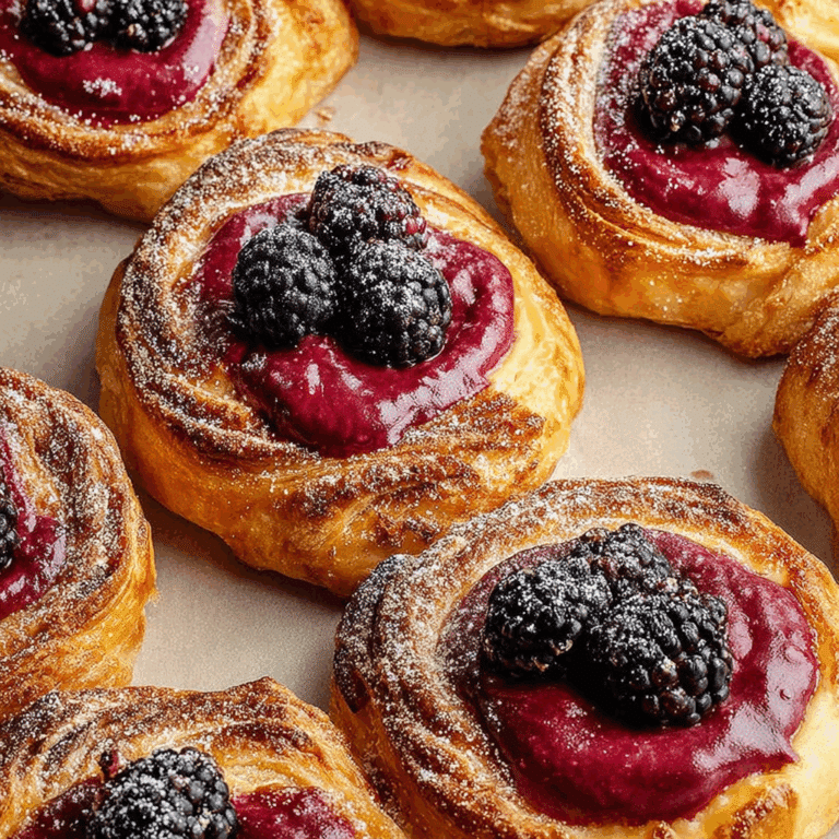 Blackberry Cream Cheese Danish