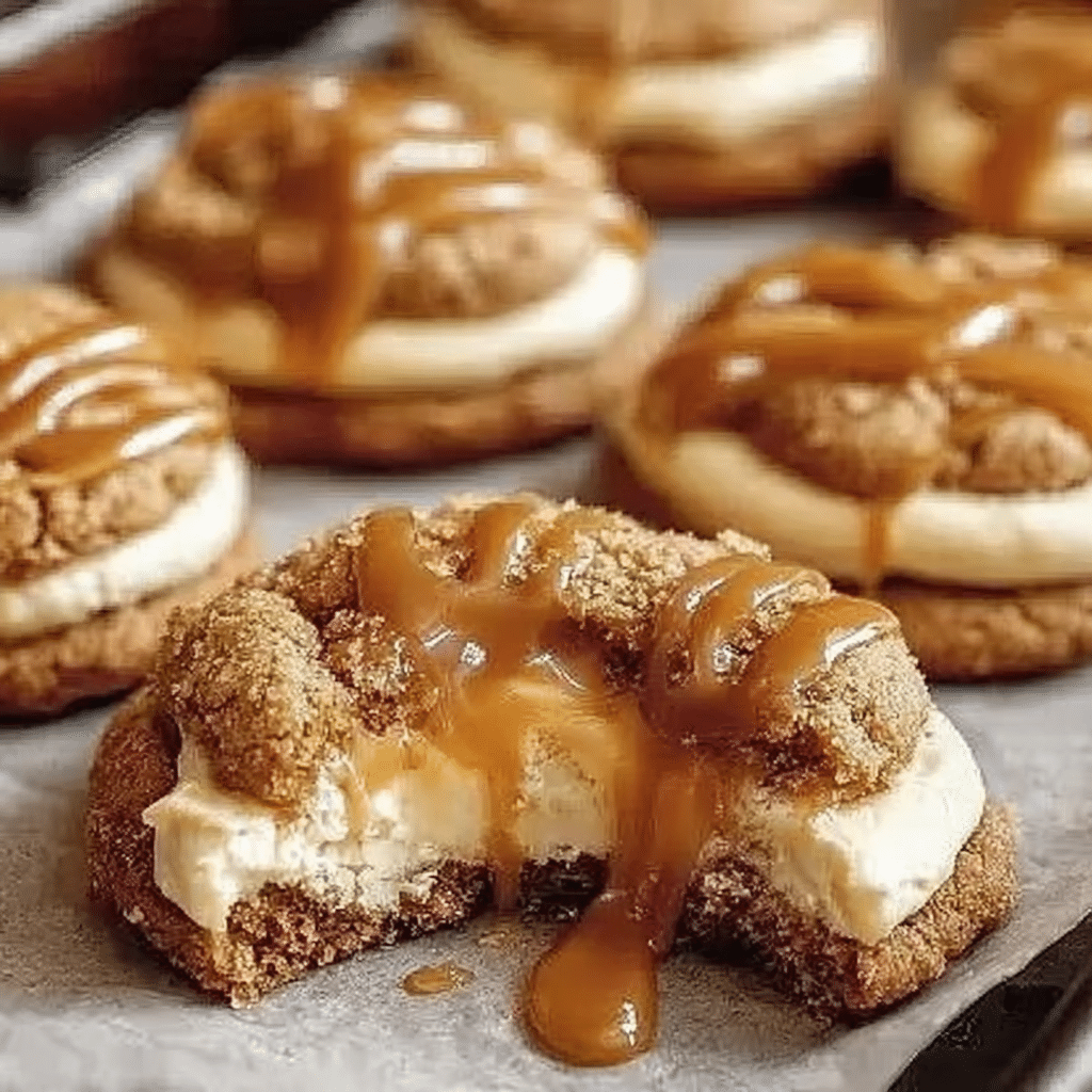 Caramel Cheesecake Cookies