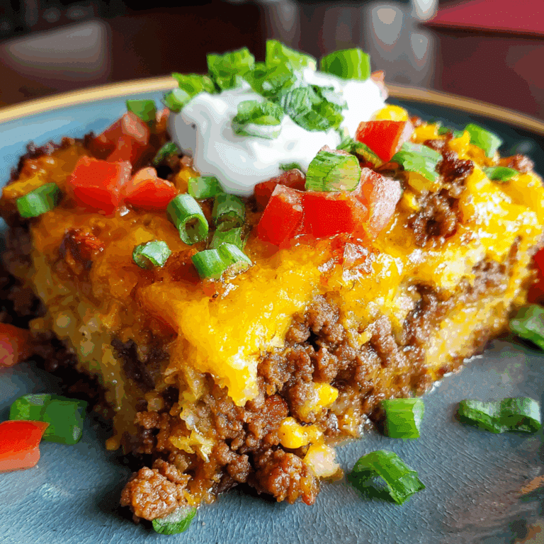 Cheeseburger Casserole