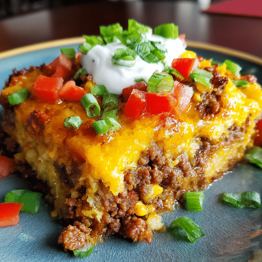Cheeseburger Casserole