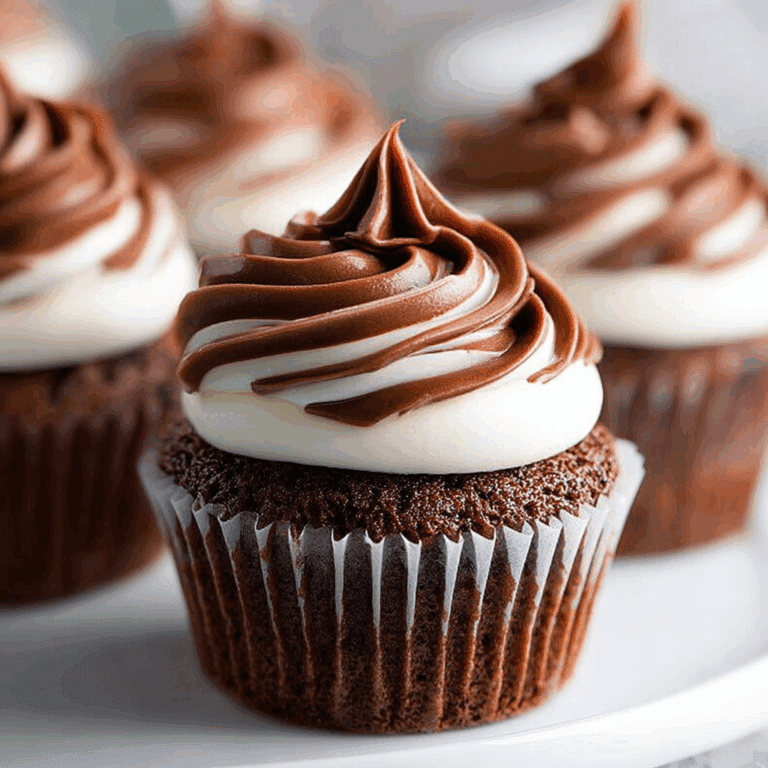 Chocolate Coffee Cream Cupcakes