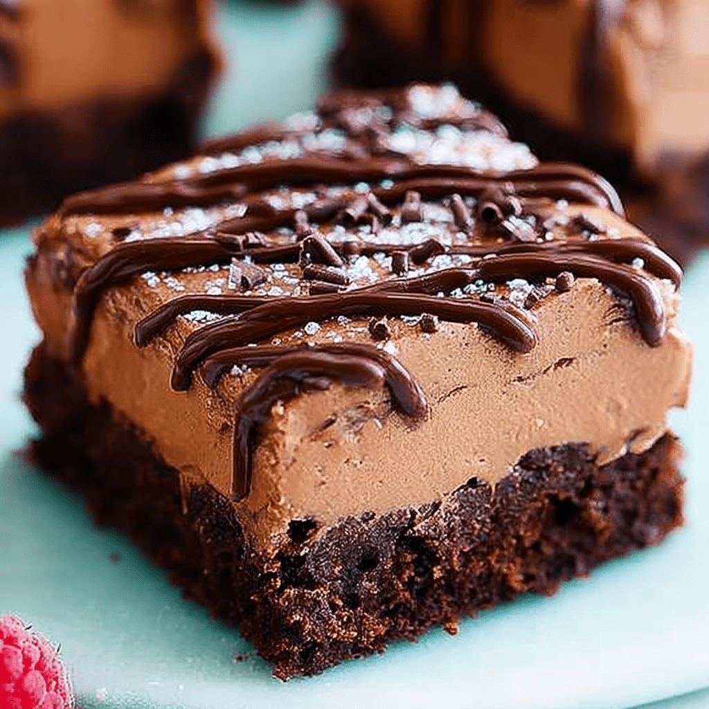 Chocolate Mousse Brownies