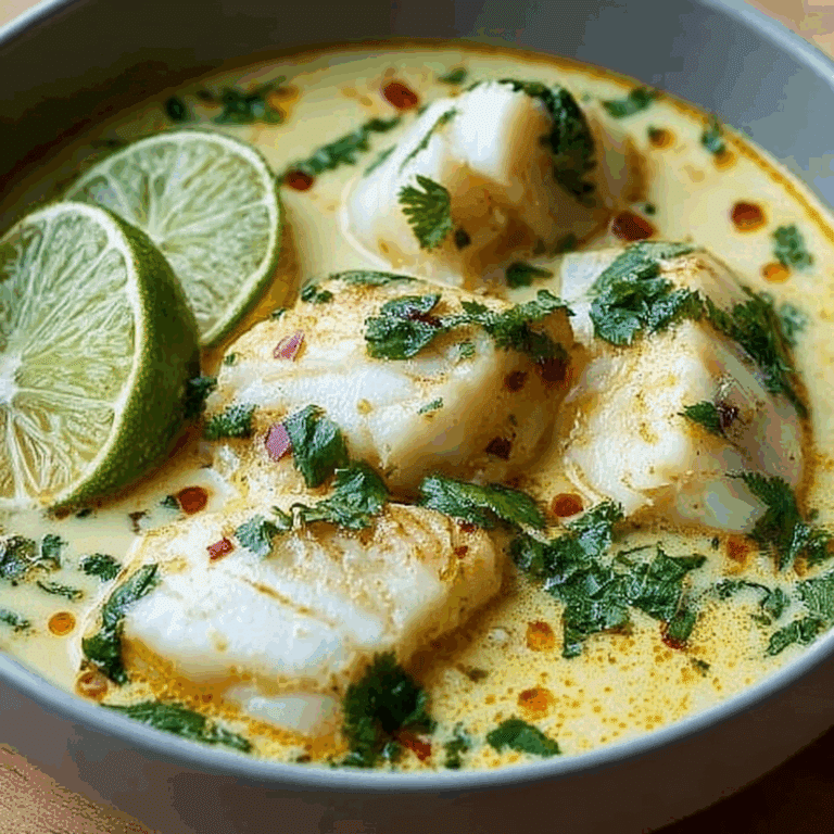 Coconut Lime Fish Soup
