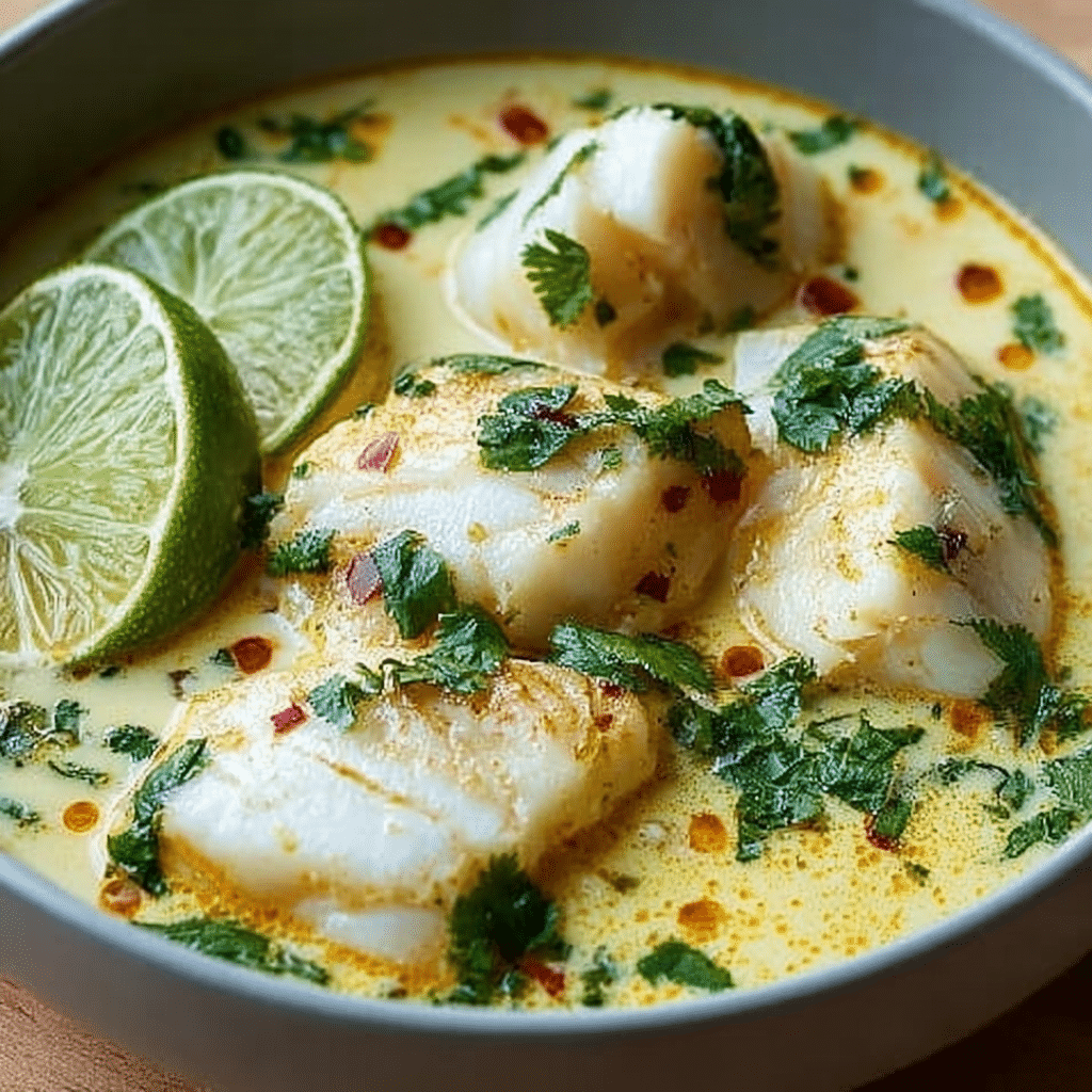 Coconut Lime Fish Soup