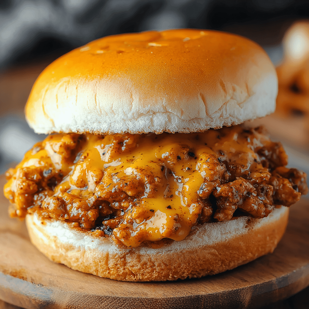 Easy Cajun Chicken Sloppy Joes