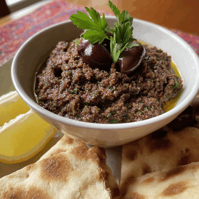 Easy Greek Olive Tapenade