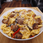 Easy Sausage Tortellini Griddle Dinner