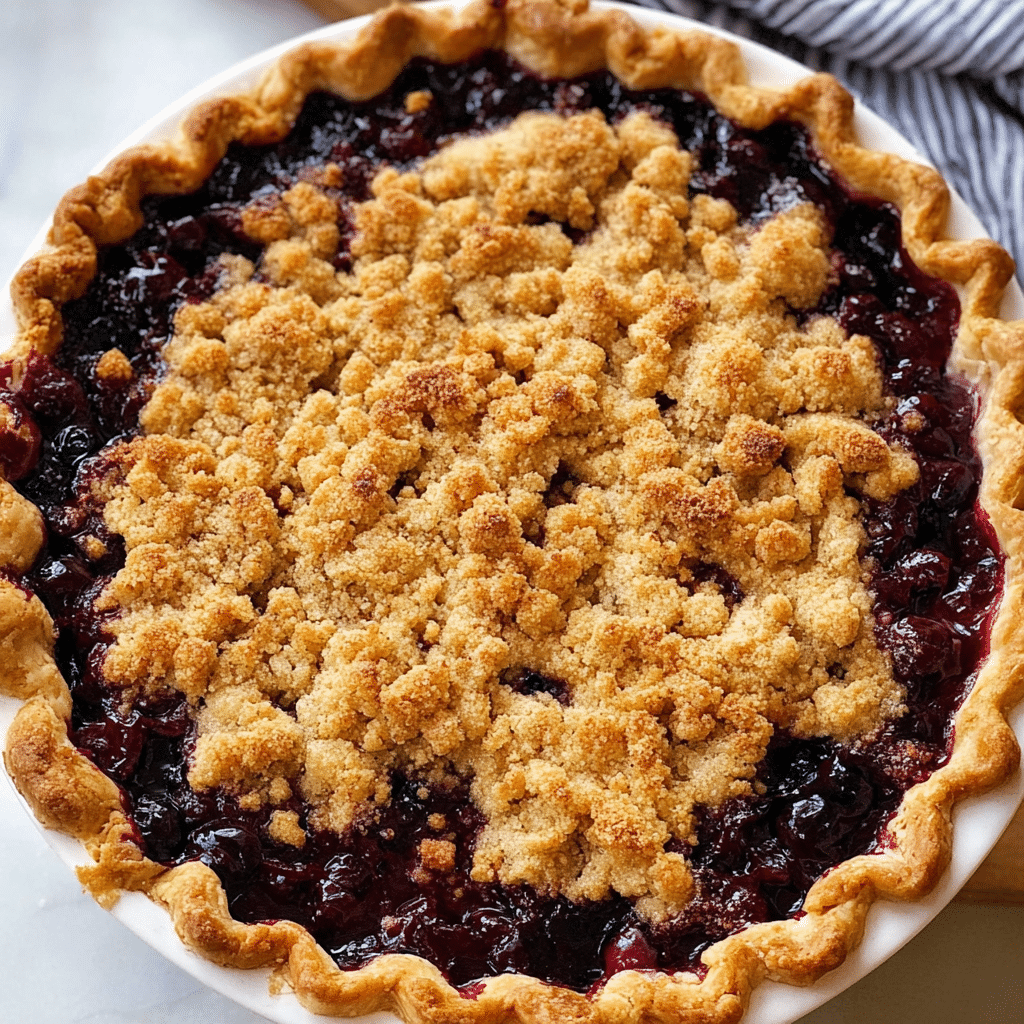 Homemade Blueberry Pie