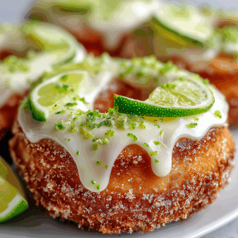Key Lime Pie Donuts