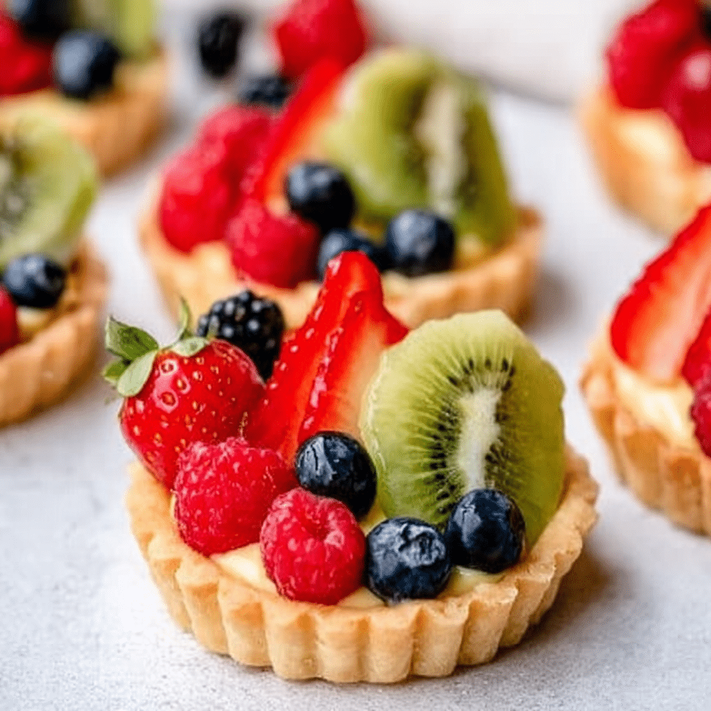 Mini Fruit Tarts With Pastry Cream