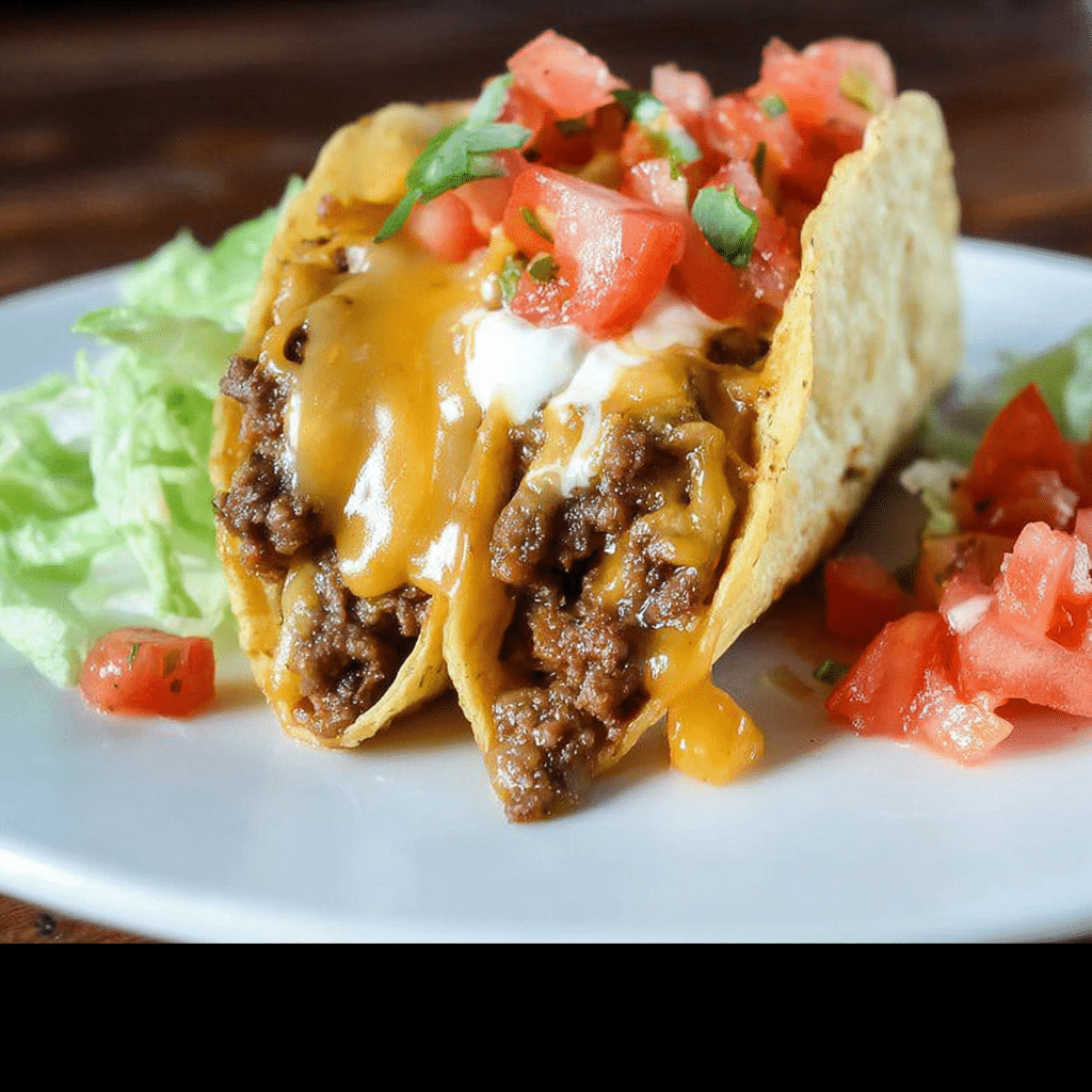 Oven-Baked Cheesy Tacos