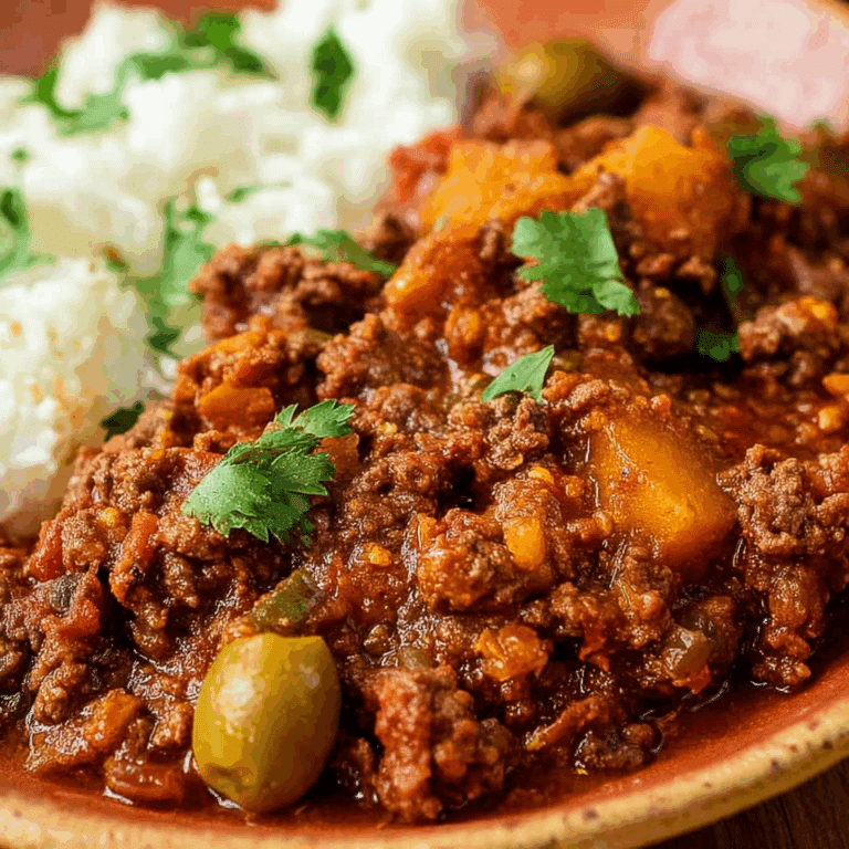 Picadillo – Latin Ground Beef Stew