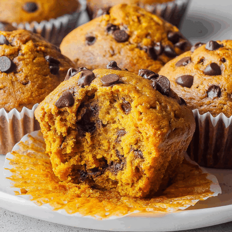 Pumpkin Chocolate Chip Muffins