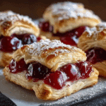 Quick Cherry Pie Bites