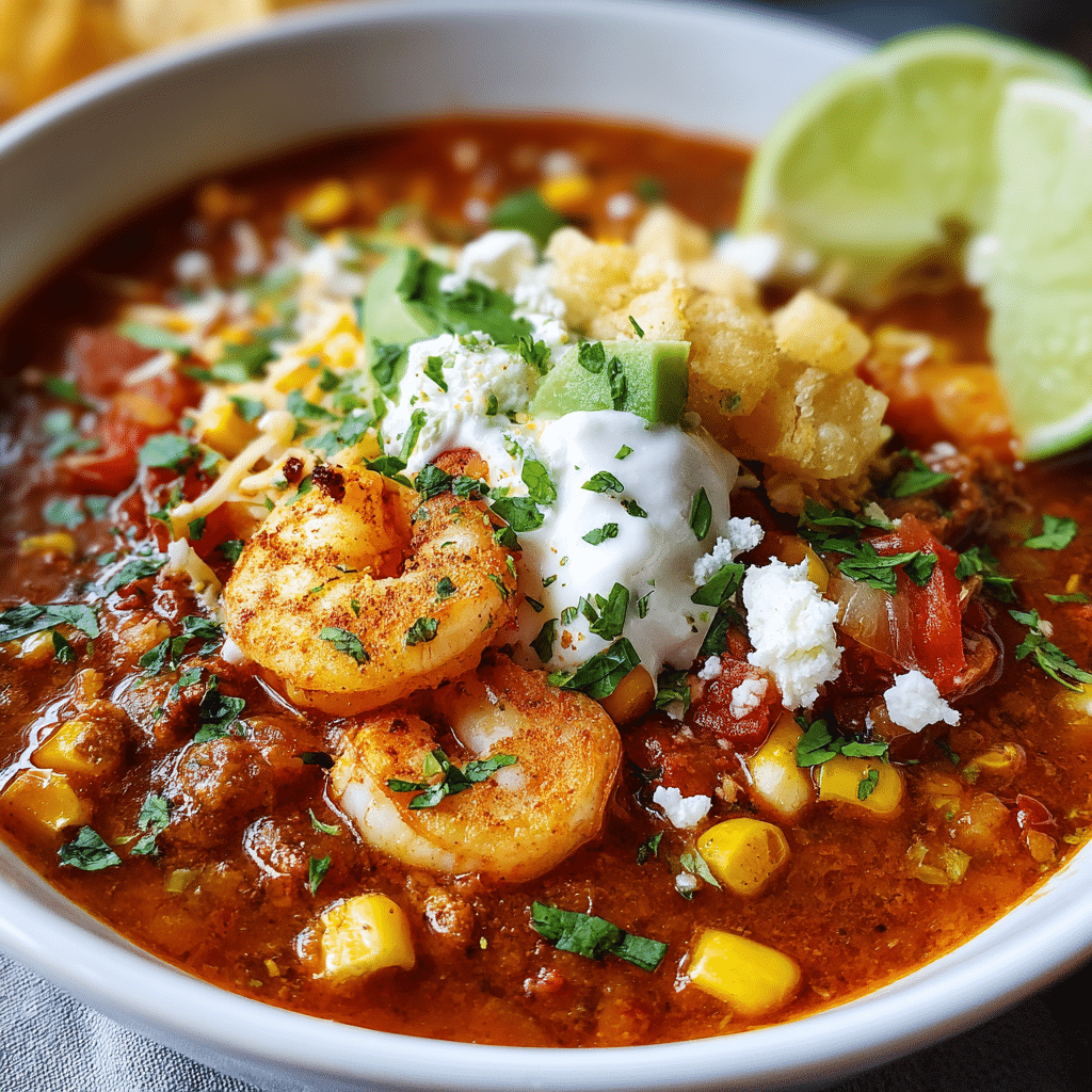 Shrimp Taco Soup