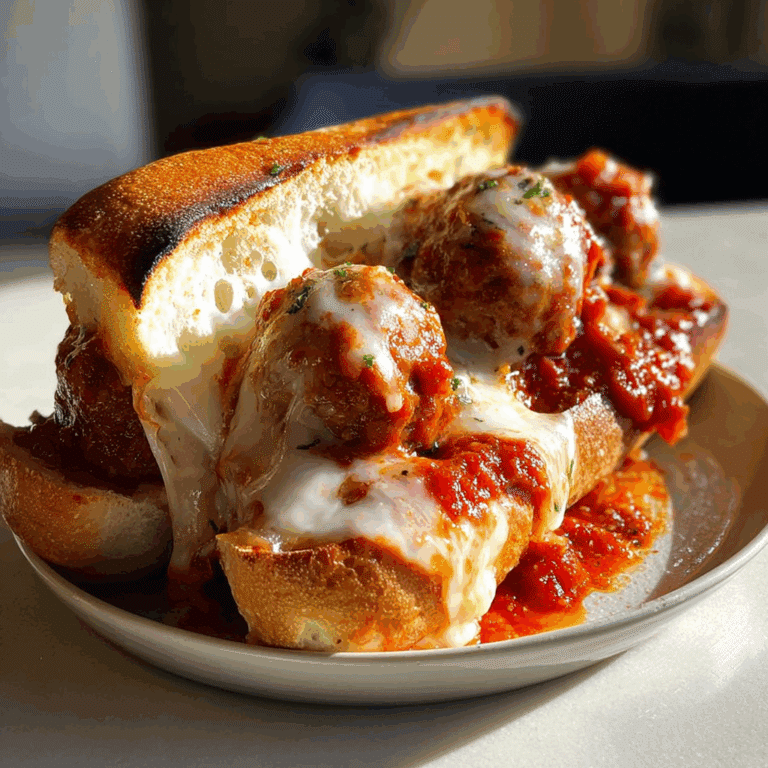 Sloppy Joe Meatball Subs