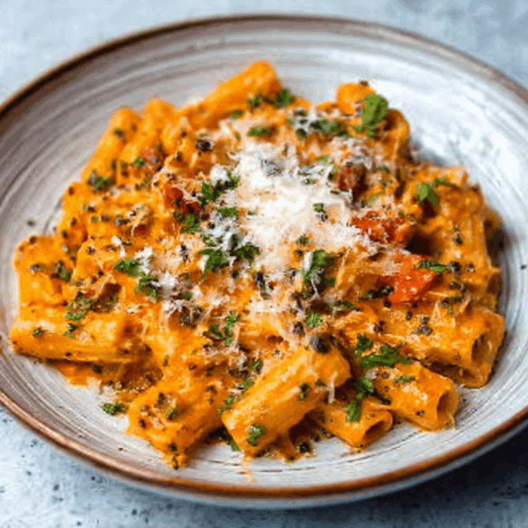 The Best Creamy Garlic Tomato Pasta