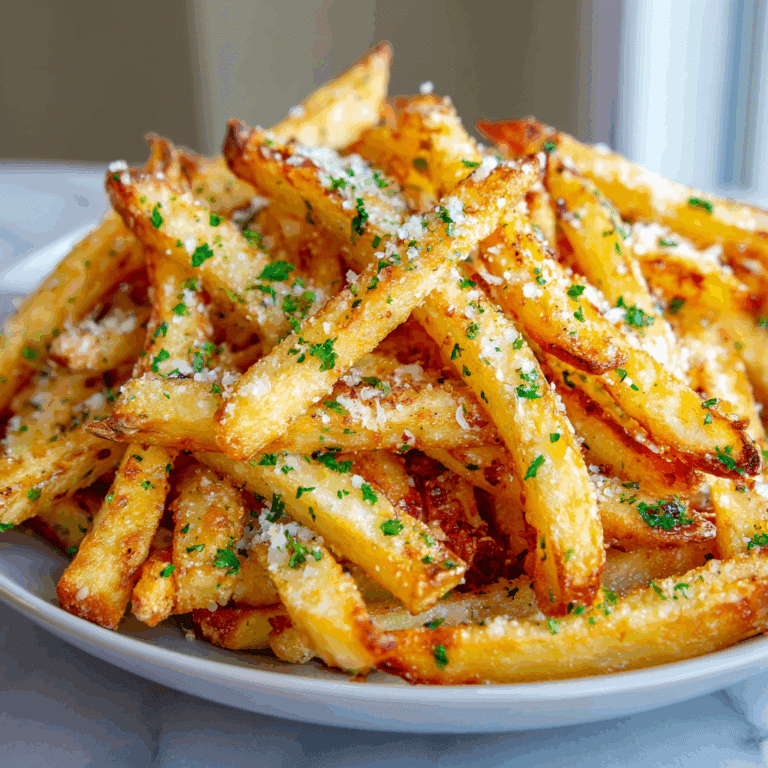 Air Fryer Garlic Parmesan Fries