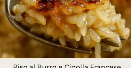 riso burro e cipolla francese