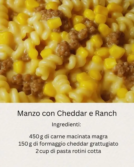 pasta macinato cheddar ranch